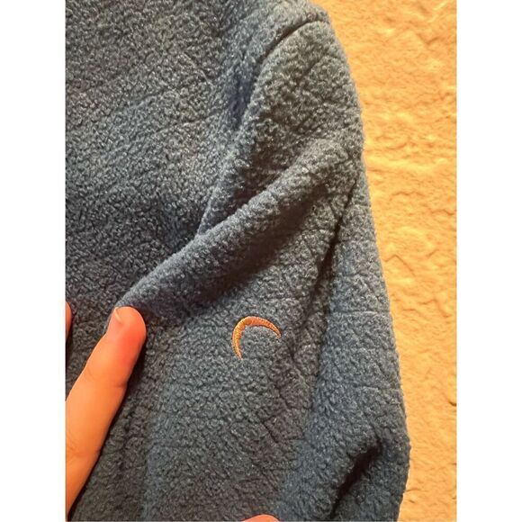 ZYIA Active Wicked Teal Fleece Snap Button Pullover Top Size Large - Picture 8 of 14